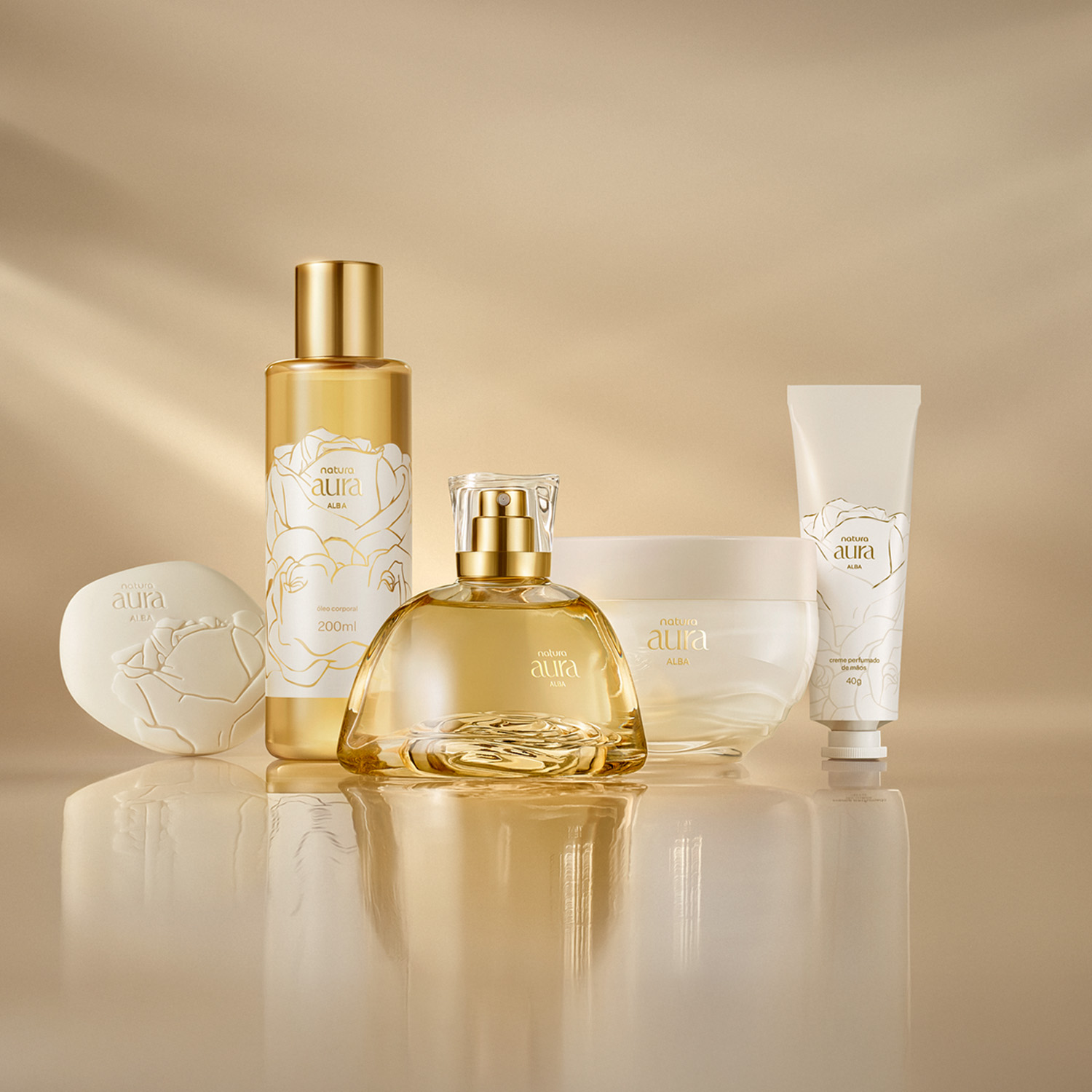 Creme Aveludado Corporal Natura Aura Alba